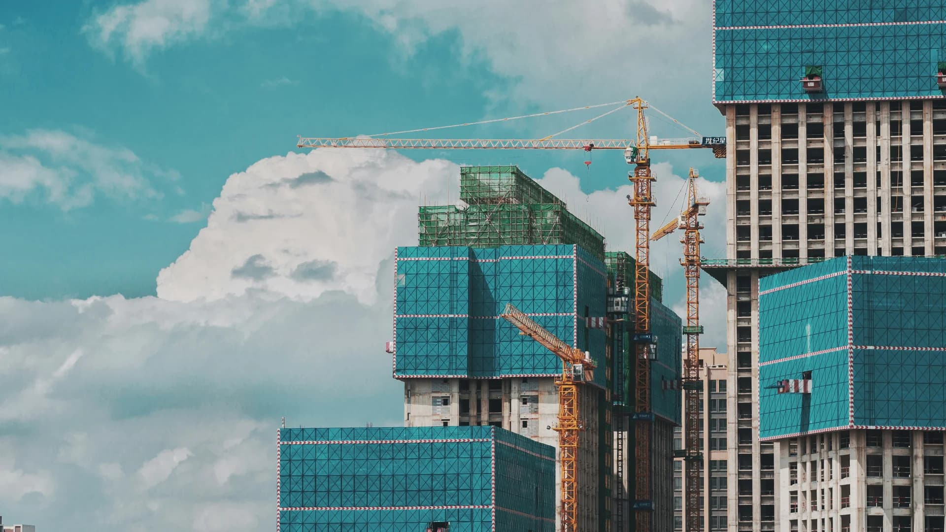 High-rise construction and commercial development in New York